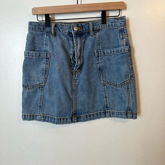 BDG Cargo Jean Skirt - Picture 1 of 4
